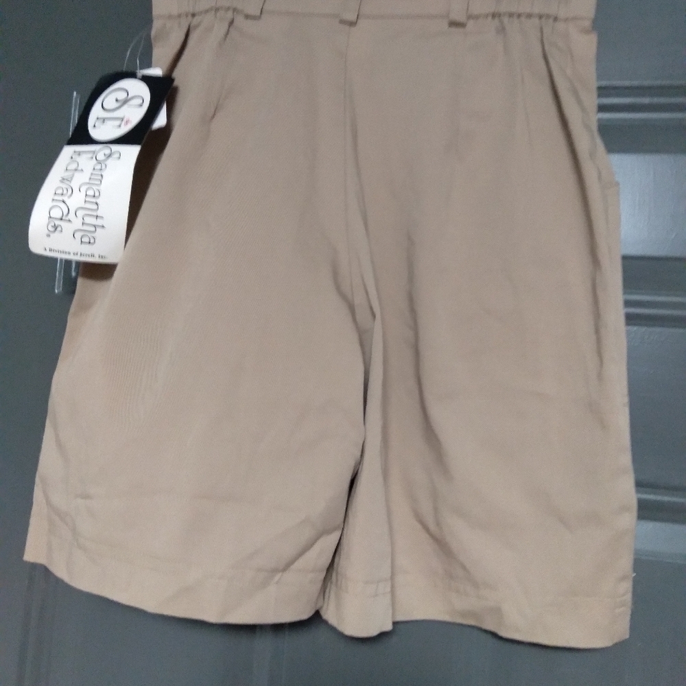 𝅺SAMANTHA EDWARDS TAN SHORTS. NWT. SIZE 8 - Picture 3 of 9